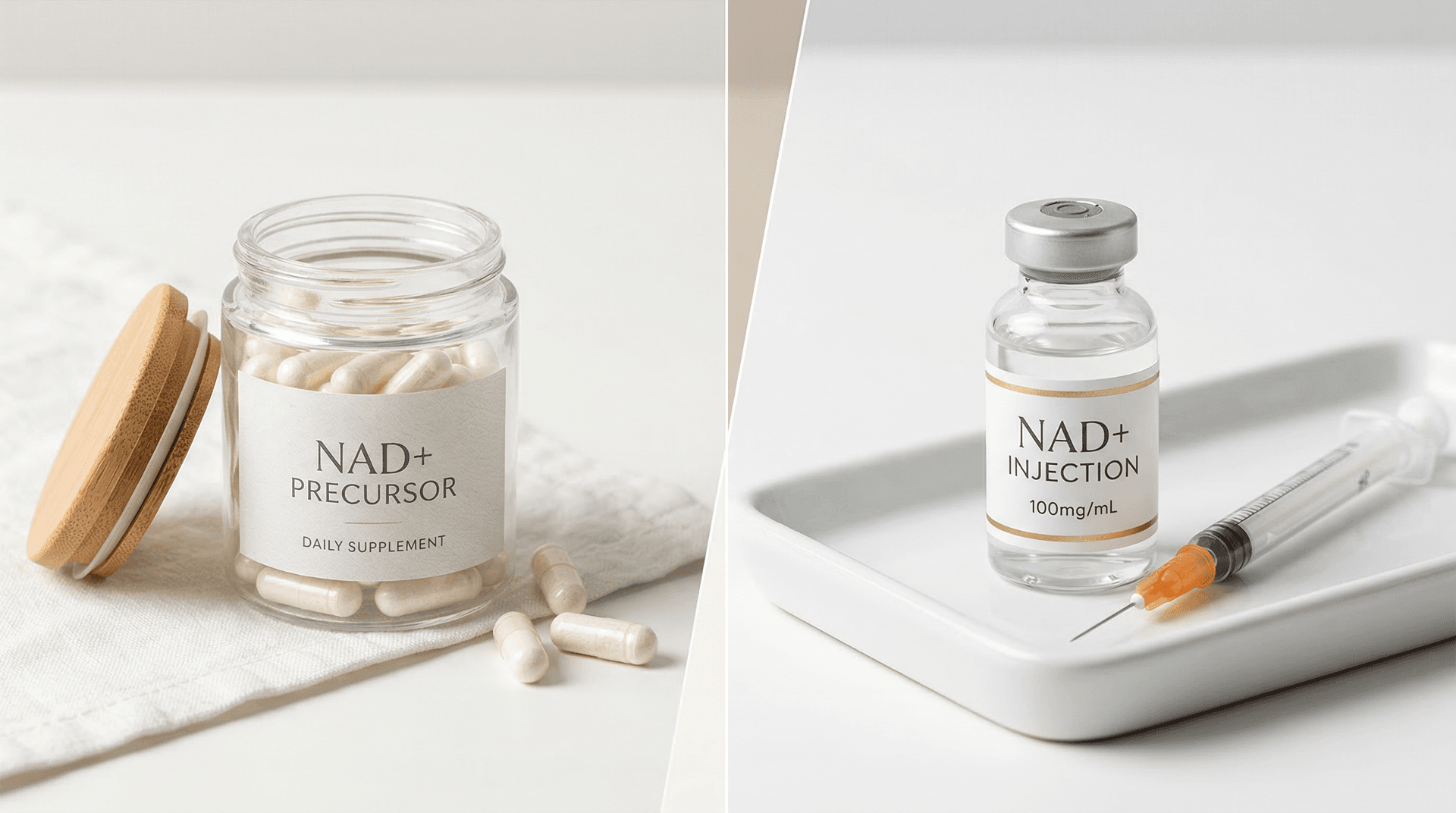 NAD+ Injections vs. NMN Supplements: A Head-to-Head Comparison