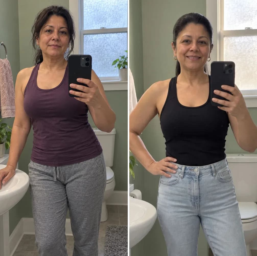 Sandra F. before and after